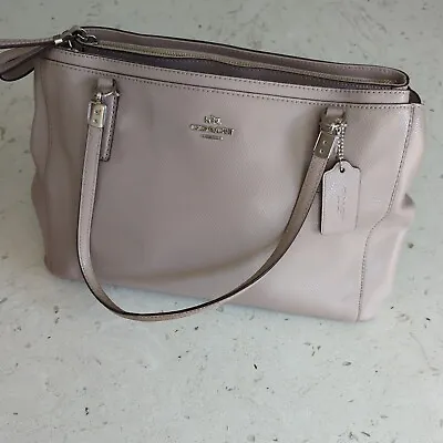 Coach MADISON SAFFIANO LARGE CHRISTIE CARRYALL COACH Taupe Beige Tote  • $49