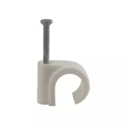 £33.95 • Buy Unifix 6mm White Round Cable Clip (Box 1000)