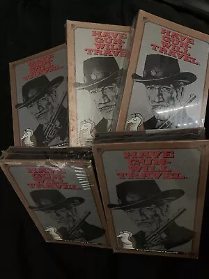 Have Gun Will Travel Collector's Edition 5 VHS Set Richard Boone 20 Episodes New • $19.99