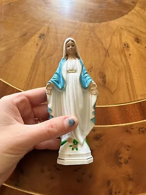 6  Brinns Vintage Virgin Mary Plastic Statue Figurine Catholic Christian • $7.95