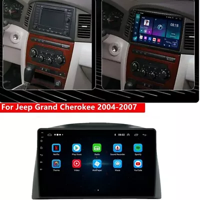 10.1'' Android 12 Car Stereo Radio GPS Navi For Jeep Grand Cherokee 2004-2007 • $164.42