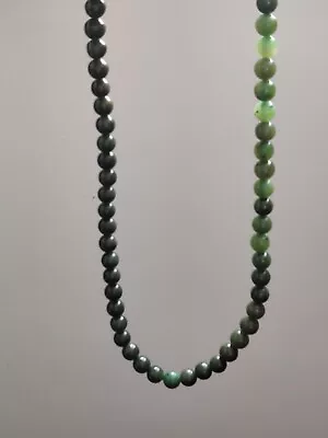 Vintage Genuine Jadeite Necklace Bohemian Fabulous • $108.56