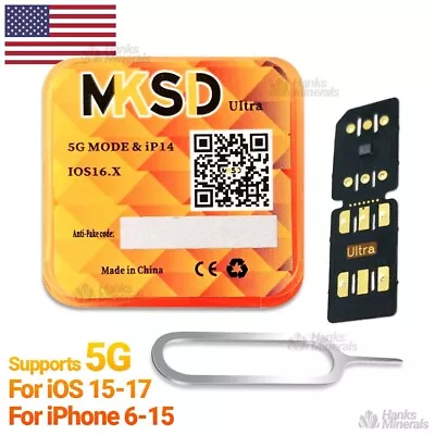 MKSD Ultra V5.5 Unlock Card 2024 RSIM Chip Service IPhone 15 14 13 12 11 X 8 7 6 • $9.98