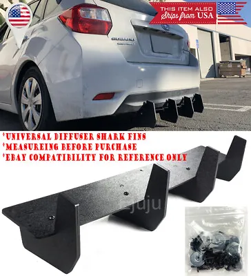 32  Bumper Diffuser Valence Wind Blade Extension Splitter Shark Fin For Mercede • $74.93