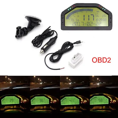 Car Dash Race Display OBD2 Bluetooth Dashboard LCD Screen Digital Gauge 7000RPM • $335.60