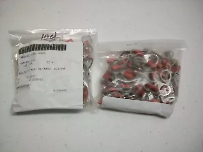 200 Pieces 3/8  Red Insulated Ring Terminal Lug Connectors 22-18 Gauge Military • $16.95