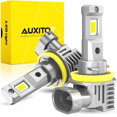 AUXITO H11 LED Headlight Kit Low Beam Bulb Super Bright 6500K White Error Free • $36.76