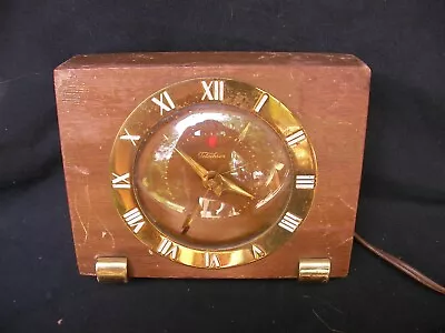 Vintage Telechron Electric Clock Wood  • $60