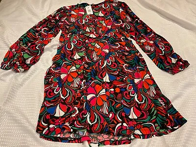 BNWT Matalan ET VOUS  Vintage Retro Inspired Print Dress  Party Size 18 • $12.43