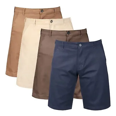 £10.98 • Buy Men's Chino Short Cotton Summer Beach Outdoor Slim Fit Casual Shorts Pants