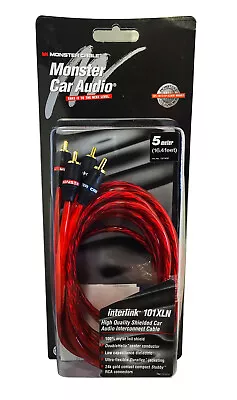 Monster Car Audio InterLink 101 XLN Interconnect Cable - 2C-5M - 5 Meter (16 Ft) • $14.99