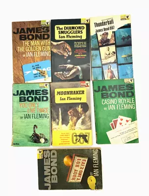 Vintage Books Job Lot Bundle - Classic Ian Fleming James Bond Collection • £35