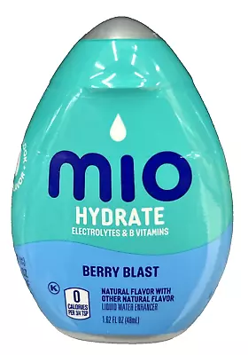 Mio Hydrate Berry Blast Electrolytes & B Vitamins Liquid Water Enhancer 1.62 Oz • £6.37