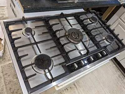 Neff T29R66 Stainless Steel Extra Wide 90cm 5-burner Hob Cast Iron Pan Wok • £99.99