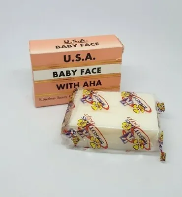 USA Baby Face Soap 50 G With AHA K.Brothers Turmeric Natural Free World Shipping • $5.49