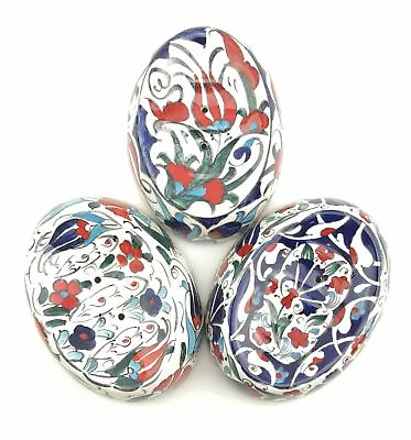 Handmade Ceramic Soap Dish - Hand Painted Turkish Pottery • £12.99