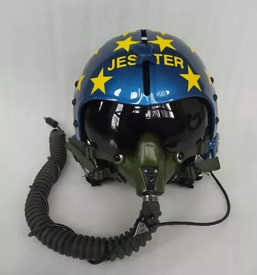 Top Gun Maverick   Jester Hgu-33 Fighter Pilot Helmet W/oxygen Mask(replica)+bag • $700