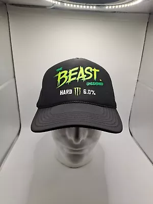 Monster Energy Unleash The Beast Hard 6.0 Promo Rare Mesh Trucker Hat Snapback  • $24.99