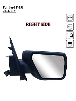 Passenger Right Side Mirror Power With BLIS Manual Fold For 21 To 24 Ford F-150 • $150.99