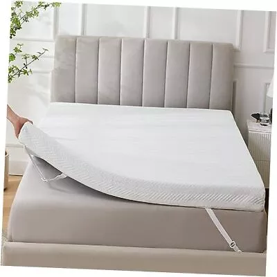  Memory Foam Mattress Topper Gel Cooling Mattress Pad High Density Full 3 Inch • $126.54