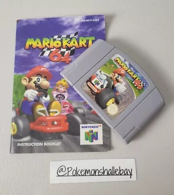 Mario Kart - Nintendo 64 (N64) Game Cartridge *AUS PAL - W/ Manual* • $79.99