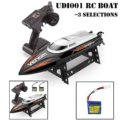 UDIRC RC Boat 25KM/H High Speed Remote Control Boat Power Venom Boat Toy Gift US • $39.98