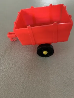 Vintage 1970s FISHER PRICE Little People Play Family Farm Barn Tractor Trailer • $3.50