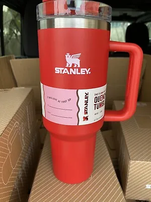 TARGET Flowstate STANLEY RED VALENTINE DAY 40 OZ TUMBLER Quencher Cup H2.O • $58