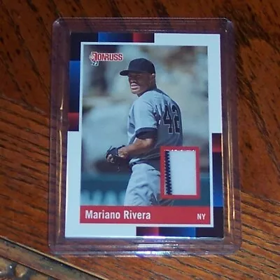 2022 Donruss Mariano Rivera Retro 1988 Game Used Jersey  #R88M-MR Yankees • $9.95