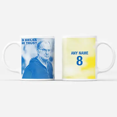 £7.95 • Buy Personalised Leeds 2019 / 2020 Champion In Bielsa We Trust Inspired Mug+Coaster
