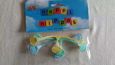 Nappi Nippas For Cloth Nappies Pk3 Pastel Colours Washable Nappies Nappi Nippa • £10