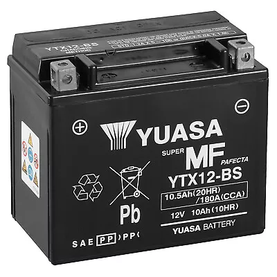 Battery CTX12-BS CTX12BS YUASA YTX12-BS FTX12-BS (L:150mm X H:130mm X W:88mm • £63.20