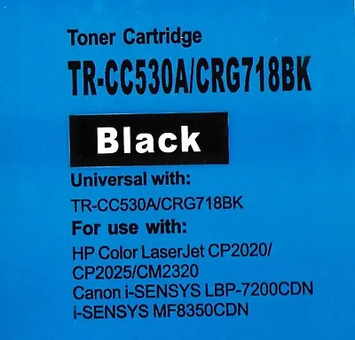 CRG718 BLACK TONER COMPATIBLE FOR CANON I-SENSYS LBP-7200CdnImageCLASS MF8350Cd • £11.49