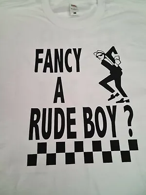 £7.50 • Buy SKA T Shirt 2 Two Tone Records Rude Boy/Girl Unsex T-shirt Sixes Small-xxxl