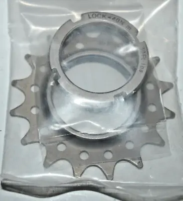 Bicycle Track Cog 3/32 16t Chromoly Nickel TRSK SS Fixed Fixed Gear USA Shipper! • $10.05