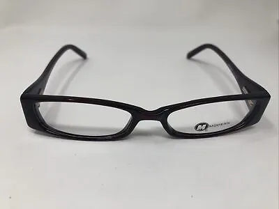 $38.50 • Buy Modern Eyeglasses Frame Abigail Burgundy 51/18/135 Flex Hinge V922