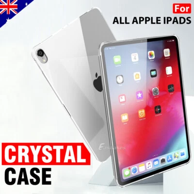 $7.99 • Buy For Apple IPad 10 10.9 9 8 7 5 6 Air 5 4 3 Mini 6 Clear Soft Silicone Case Cover