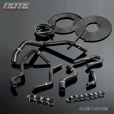 Fit For 92-00 Honda Civic 1.6l Sohc D15 D16 Eg Ek Silicone Hose + Vacuum Hose • $54.52