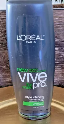  L'Oreal Vive Pro For Men Style Infusing Conditioner Fine & Normal Hair 13 Oz  • $13.49
