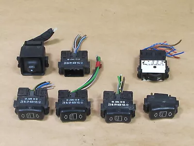 🥇86-91 Mercedes W126 C126 Set Of 7 Window Mirror Dimmer Button Switch Oem • $156.40