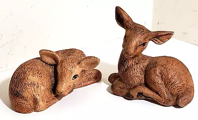 Set Of 2 Deer Fawn Figurines • $9