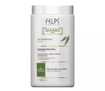 Felps Professional Quiabo XBTX Em Massa - Máscara Redutora De Volume 1kg • $105