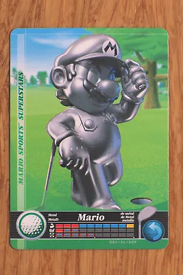 $2.50 • Buy MARIO SPORTS SUPERSTARS | Amiibo Card | Golf Metal Mario