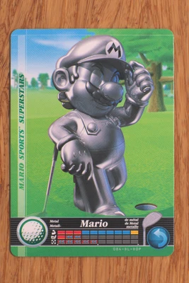 $2.50 • Buy MARIO SPORTS SUPERSTARS | Amiibo Card | Golf Metal Mario