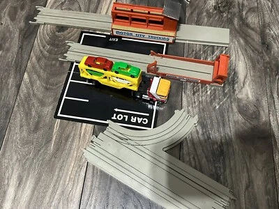 $120 • Buy Tyco US-1 Electric Trucking Motor City Slot Car Auto Loader, Semi With Trailer