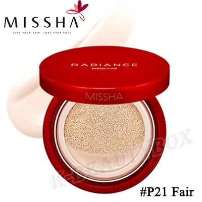 MISSHA Radiance Perfect Fit Cushion 15g SPF30 PA++ 15g 4 Color BB Cushion KOREA • $21.96