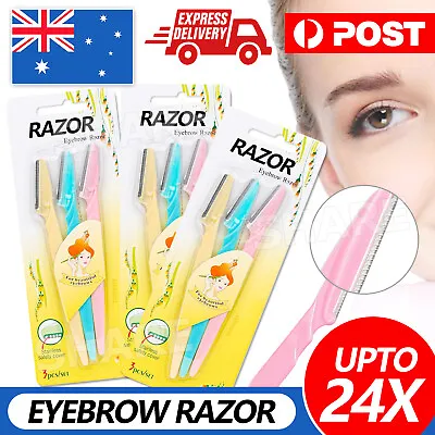 Facial Eyebrow Razor Trimmer Shaper Shaver Blade Knife Hair Remover Razer AU • $3.35