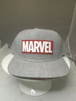 NEW Marvel Hat Grey Gray Red And White Badge The Avengers Snapback • $9.99