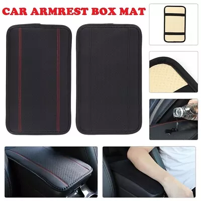 Car Armrest Cushion Cover Center Console Box Pad Protector Pad Mat Accessories • $8.59