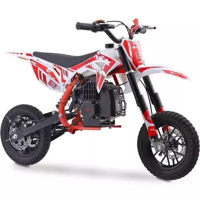 MotoTec Kids Gas Mini Dirt Bike 52cc 2-Stroke Motorcycle Scooter - Red • $359